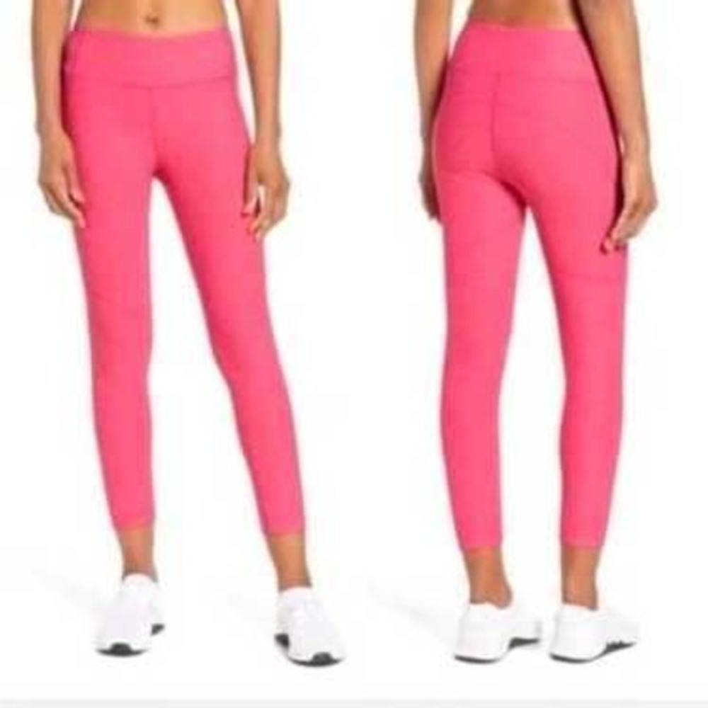 Outdoor Voices Warmup 7/8 Leggings - Pink Heather - Size Small‎